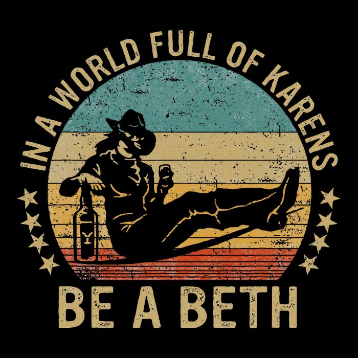 In A World Full Of Karens Be A Beth Sustainable Bucket Hat