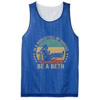 In A World Full Of Karens Be A Beth Mesh Reversible Basketball Jersey Tank