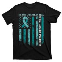 In April We Wear Teal Sexual Assault Awareness T-Shirt