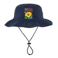 In A World Where You Can Be Anything Be Kind Sunflower Kindness Bucket Hat