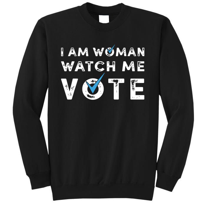 I Am Woman Watch Me Vote Vintage Sweatshirt