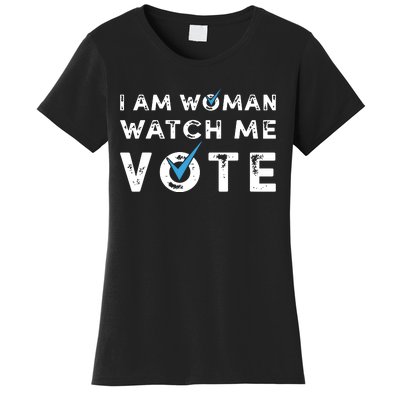 I Am Woman Watch Me Vote Vintage Women's T-Shirt