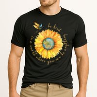 In A World Where You Can Be Anything Be Kind Sunflower Performance Shirt