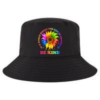 In A World Where You Can Be Anything BE KIND LGBT Rainbow Cool Comfort Performance Bucket Hat