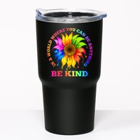 In A World Where You Can Be Anything BE KIND LGBT Rainbow Tumbler