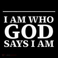 I AM WHO GOD SAYS I AM  Sustainable Bucket Hat