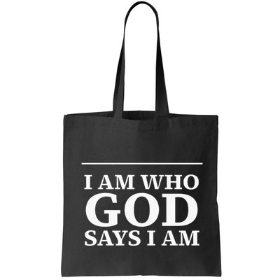 I AM WHO GOD SAYS I AM  Bag