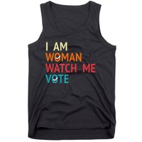 I Am Woman Watch Me Vote Kamala Harris 2024 Tank Top