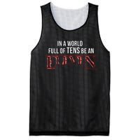 In A World Of Tens Be An Eleven Eleven Year Old Birthday Mesh Reversible Basketball Jersey Tank