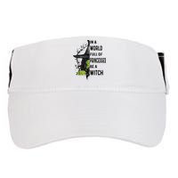 In A World Full Of Princesses Be A Witch Halloween Adult Drive Performance Visor