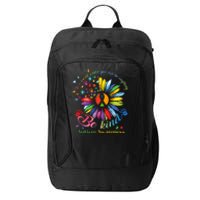 In A World Where You Can Be Anything Be Kind Autism Awareness City Backpack