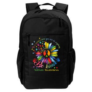 In A World Where You Can Be Anything Be Kind Autism Awareness Daily Commute Backpack