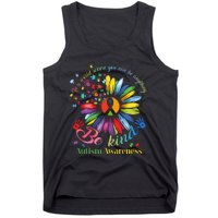 In A World Where You Can Be Anything Be Kind Autism Awareness Tank Top