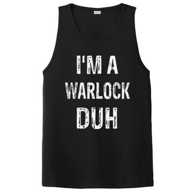 Im A Warlock Duh Halloween Costume PosiCharge Competitor Tank