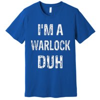 Im A Warlock Duh Halloween Costume Premium T-Shirt