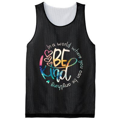 In A World Where You Can Be Anything Be Kind Kindness Mesh Reversible Basketball Jersey Tank