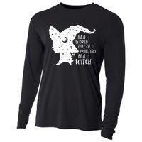 In A World Full Of Princesses Be A Witch Halloween Cooling Performance Long Sleeve Crew