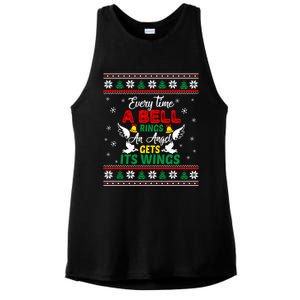 ItS A Wonderful Life Every Time A Bell Rings Cute Christmas Gift Ladies PosiCharge Tri-Blend Wicking Tank