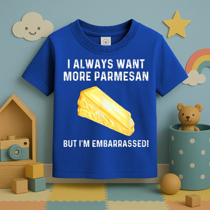 I Always Want More Parmesan But I'm Embarrassed Toddler T-Shirt