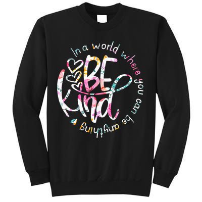 In A World Where You Can Be Anything Be Kind Kindness Sweatshirt