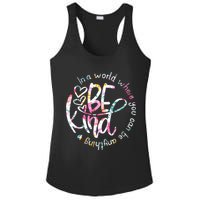 In A World Where You Can Be Anything Be Kind Kindness Ladies PosiCharge Competitor Racerback Tank