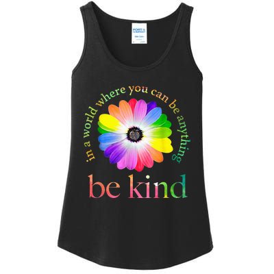 In A World Where You Can Be Anything Be Kind Gift Ladies Essential Tank