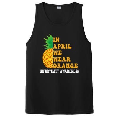 In April We Wear Orange Infertility Awareness Week PosiCharge Competitor Tank