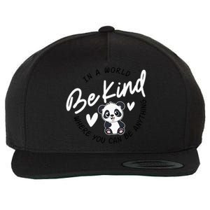 In A World Be Kind Panda Anti Bullying Unity Day Orange Wool Snapback Cap