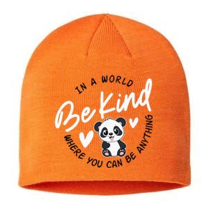 In A World Be Kind Panda Anti Bullying Unity Day Orange Sustainable Beanie