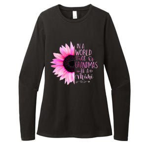 In A World Full Of Grandmas Be A Mimi Sunflower Womens CVC Long Sleeve Shirt