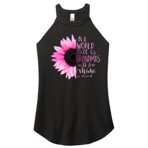 In A World Full Of Grandmas Be A Mimi Sunflower Women's Perfect Tri Rocker Tank