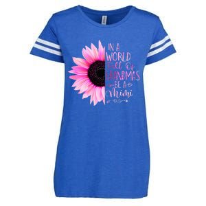 In A World Full Of Grandmas Be A Mimi Sunflower Enza Ladies Jersey Football T-Shirt