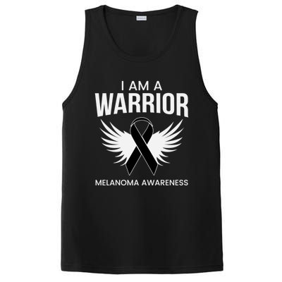 Im A Warrior Melanoma Awareness Cool Gift Melanoma Survivors Cute Gift PosiCharge Competitor Tank