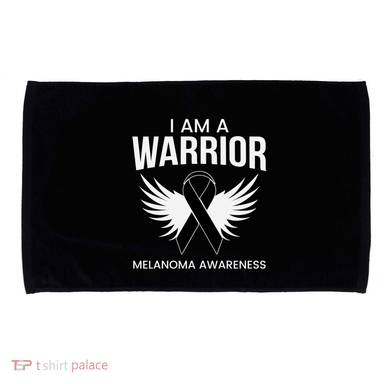 Im A Warrior Melanoma Awareness Cool Gift Melanoma Survivors Cute Gift Microfiber Hand Towel
