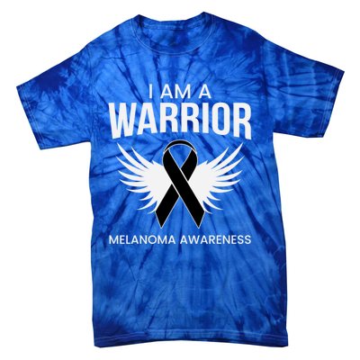 Im A Warrior Melanoma Awareness Cool Gift Melanoma Survivors Cute Gift Tie-Dye T-Shirt