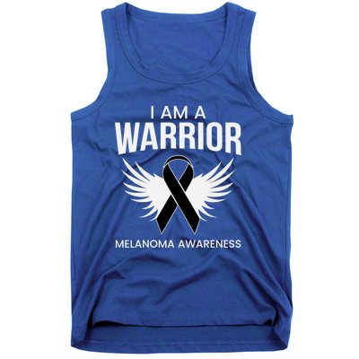 Im A Warrior Melanoma Awareness Cool Gift Melanoma Survivors Cute Gift Tank Top