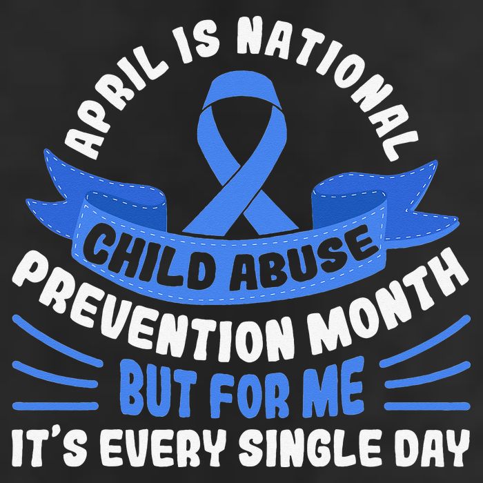 In April We Wear Blue Child Abuse Prevention Awareness T rex Hat