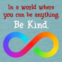 In A World Where You Can Be Everything Be Kind Sueded Cloud Jersey T-Shirt