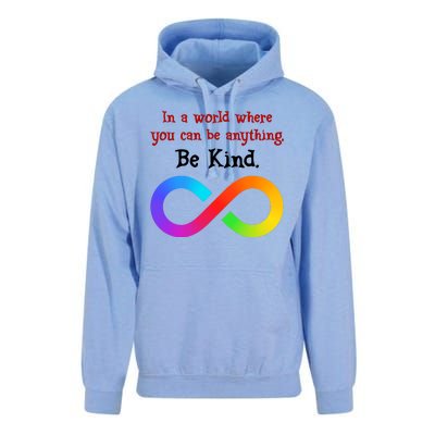 In A World Where You Can Be Everything Be Kind Unisex Surf Hoodie