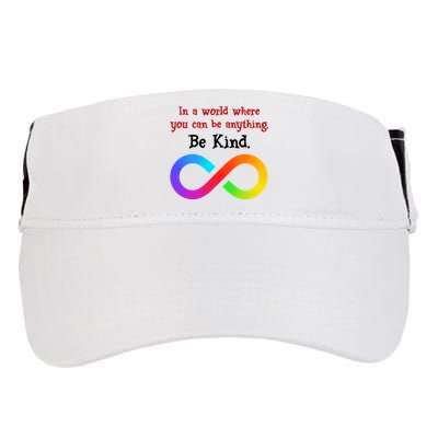 In A World Where You Can Be Everything Be Kind Adult Drive Performance Visor