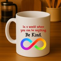 In A World Where You Can Be Everything Be Kind Mug