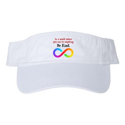 In A World Where You Can Be Everything Be Kind Visor