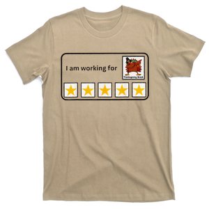 I Am Working For Thanksgiving Break 5 Stars Turkey T-Shirt