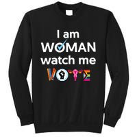 I Am Woman Watch Me Vote Sweatshirt