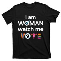 I Am Woman Watch Me Vote T-Shirt