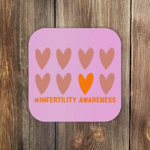 In April We Wear Orange Infertility Awareness Week IVF  Coaster