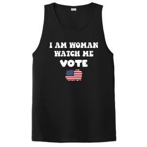 I Am Woman Watch Me Vote PosiCharge Competitor Tank