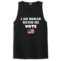 I Am Woman Watch Me Vote PosiCharge Competitor Tank