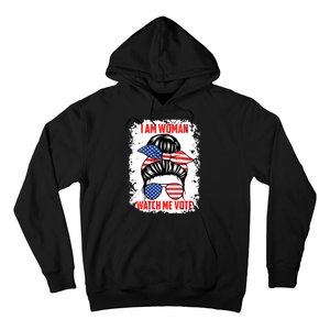 I Am Woman Watch Me Vote Hoodie