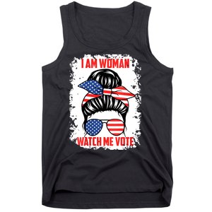 I Am Woman Watch Me Vote Tank Top